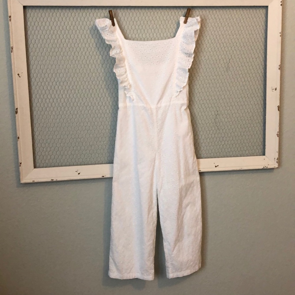 Hope and Henry jumper white eyelet 12